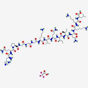 molecular formula C74H126F3N23O21 B6295544 Tau Peptide (268-282) Trifluoroacetate CAS No. 330456-37-6
