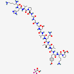 molecular formula C74H117F3N20O21 B6295547 Tau 多肽 (298-312) 三氟乙酸盐 CAS No. 330456-47-8