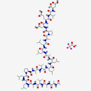 molecular formula C96H159F3N20O29 B6295615 Cell-permeable Caspase-3 Inhibitor I Trifluoroacetate CAS No. 201608-15-3