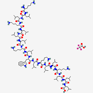 molecular formula C115H205F3N24O21 B6295666 Hel 13-5 Trifluoroacetate CAS No. 177942-21-1