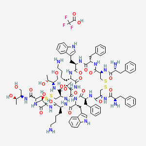 molecular formula C100H133F3N20O22S4 B6295681 Octreotide trifluoroacetate salt (Dimer, Parallel) CAS No. 1926163-80-5