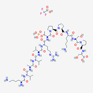 H-Lys-Val-Ala-Val-Val-Arg-Thr(PO3H2)-Pro-Pro-Lys-Ser-Pro-Ser-OH.TFA