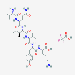 molecular formula C38H61F3N8O11 B6295714 PHF6 Trifluoroacetate CAS No. 329897-62-3