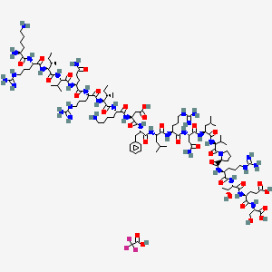molecular formula C111H191F3N36O31 B6295715 LL-37 KRI Trifluoroacetate CAS No. 672333-78-7
