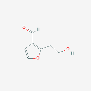 2-(2-Hydroxyethyl)furan-3-carbaldehyde