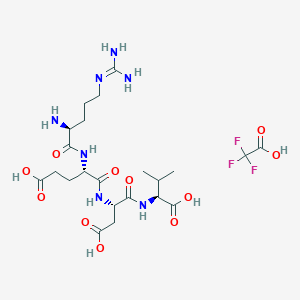 molecular formula C22H36F3N7O11 B6295841 R-E-D-V Trifluoroacetate CAS No. 107978-83-6