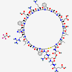 molecular formula C118H176F3N31O37S2 B6295863 Amyloid Bri Protein (1-23) Trifluoroacetate CAS No. 717122-86-6