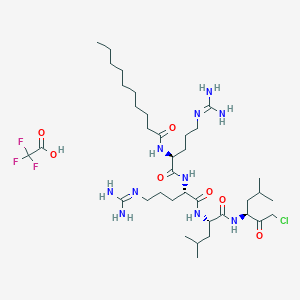 molecular formula C37H68ClF3N10O7 B6295882 Dec-RRLL-CMK Trifluoroacetate CAS No. 911379-57-2