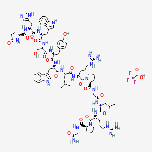molecular formula C85H116F3N25O19 B6295904 (D-Trp6)-LHRH-Leu-Arg-Pro-Gly amide Trifluoroacetate CAS No. 1926163-16-7