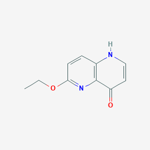 molecular formula C10H10N2O2 B6296072 6-Ethoxy-[1,5]naphthyridin-4-ol CAS No. 2097068-45-4