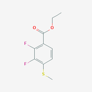 molecular formula C10H10F2O2S B6296129 Ethyl 2,3-difluoro-4-(methylthio)benzoate CAS No. 2116940-92-0