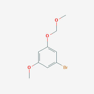molecular formula C9H11BrO3 B6296173 1-Bromo-3-methoxy-5-(methoxymethoxy)benzene CAS No. 1391594-69-6