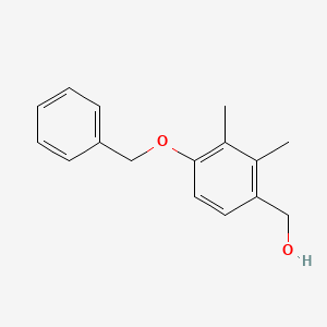 molecular formula C16H18O2 B6296204 4-Benzyloxy-2,3-dimethylbenzyl alcohol CAS No. 2244107-71-7