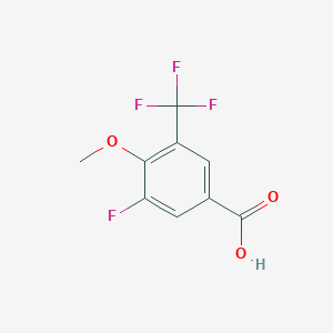 5-Fluoro-4-methoxy-3-(trifluoromethyl)benzoic acid