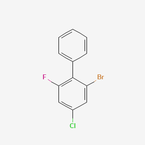 molecular formula C12H7BrClF B6296247 2-Bromo-4-chloro-6-fluorobiphenyl CAS No. 2244107-72-8