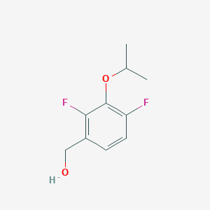 molecular formula C10H12F2O2 B6296257 [2,4-Difluoro-3-(propan-2-yloxy)phenyl]methanol CAS No. 2230481-25-9