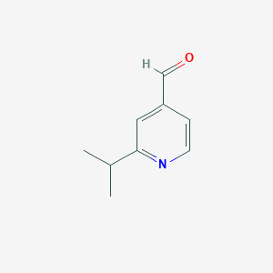 molecular formula C9H11NO B062964 2-Isopropylisonicotinaldehyde CAS No. 172294-75-6