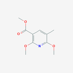 molecular formula C10H13NO4 B6296453 Methyl 2,6-dimethoxy-5-methylpyridine-3-carboxylate CAS No. 2145093-94-1