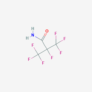 molecular formula C4H2F7NO B6296481 Perfluoroisobutanamide, 95% CAS No. 662-20-4