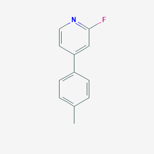molecular formula C12H10FN B6296493 2-Fluoro-4-(4-methylphenyl)-pyridine CAS No. 2179038-23-2