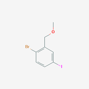 molecular formula C8H8BrIO B6296512 1-Bromo-4-iodo-2-(methoxymethyl)benzene CAS No. 1887767-87-4