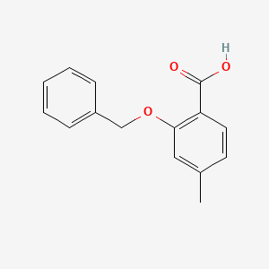 molecular formula C15H14O3 B6296523 4-Methyl-2-(phenylmethoxy)benzoic acid CAS No. 117571-33-2