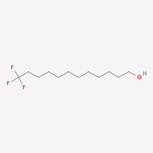 molecular formula C12H23F3O B6296678 12,12,12-Trifluorododecan-1-ol, 97% CAS No. 20208-17-7