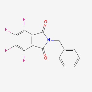 molecular formula C15H7F4NO2 B6296734 4,5,6,7-Tetrafluoro-2-(phenylmethyl)-1H-isoindole-1,3(2H)dione, 97% CAS No. 116508-57-7