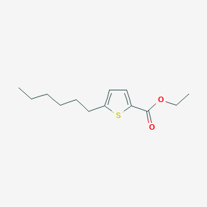 molecular formula C13H20O2S B6296743 Ethyl 5-hexylthiophene-2-carboxylate CAS No. 1100763-47-0
