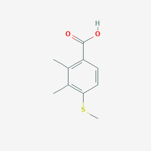molecular formula C10H12O2S B6296756 2,3-Dimethyl-4-(methylthio)benzoic acid CAS No. 118939-24-5