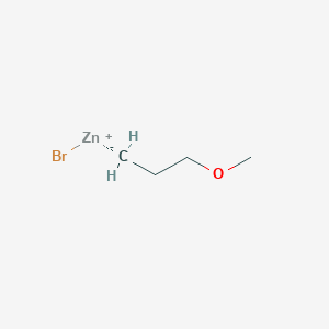 molecular formula C4H9BrOZn B6296821 (3-Methoxypropyl)zinc bromide CAS No. 1639119-87-1