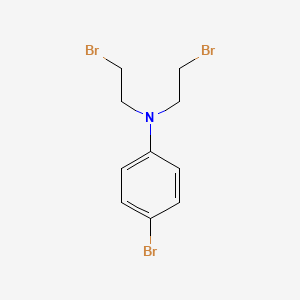 molecular formula C10H12Br3N B6296848 4-Bromo-N,N-bis(2-bromoethyl)aniline CAS No. 259223-06-8
