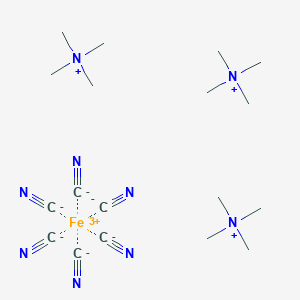 molecular formula C18H36FeN9 B6296858 Tetramethylammonium ferricyanide, 97% CAS No. 14591-44-7