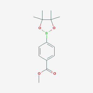 molecular formula C14H19BO4 B062969 4-(4,4,5,5-四甲基-1,3,2-二氧杂硼环-2-基)苯甲酸甲酯 CAS No. 171364-80-0