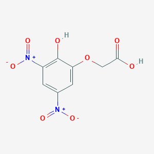 molecular formula C8H6N2O8 B6296938 2-(3,5-Dinitro-2-hydroxyphenoxy)acetic acid CAS No. 112937-75-4