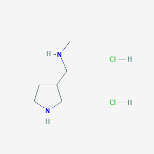 molecular formula C6H16Cl2N2 B6297040 N-Methyl-1-pyrrolidin-3-yl-methanamine dihydrochloride CAS No. 132306-06-0
