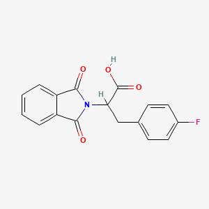 molecular formula C17H12FNO4 B6297044 N-(1-Carboxy-1-(4-fluorobenzyl)phthalimide CAS No. 153889-27-1