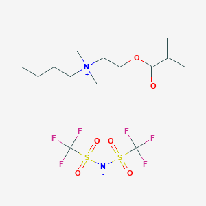 B6297070 N-[2-(Methacryloyloxy)ethyl]-N,N-dimethylbutan-1-aminium Bis(trifluoromethanesulfonyl)imide CAS No. 1616483-28-3