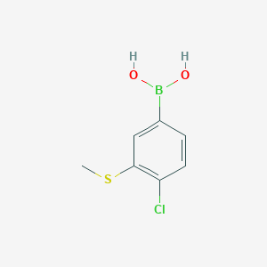 (4-Chloro-3-(methylthio)phenyl)boronic acid