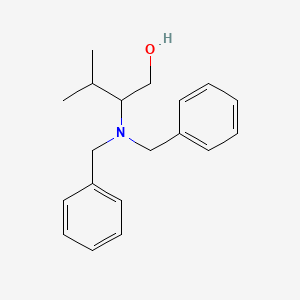 2-[Bis(phenylmethyl)amino]-3-methyl-butan-1-ol