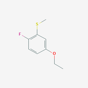 molecular formula C9H11FOS B6297185 (5-Ethoxy-2-fluorophenyl)(methyl)sulfane CAS No. 2586126-20-5