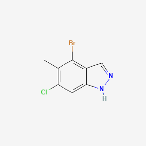 4-Bromo-6-chloro-5-methyl-1H-indazole