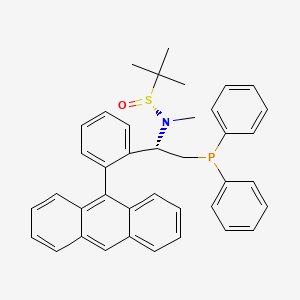 [S(R)]-N-[(1S)-1-[2-(9-anthracenyl)phenyl]-2-(diphenylphosphino)ethyl]-N,2-dimethyl-2-propanesulfinamide, 95%