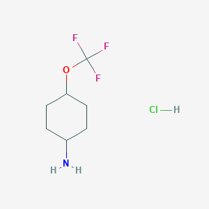 molecular formula C7H13ClF3NO B6297324 cis-4-(Trifluoromethoxy)cyclohexanamine hydrochloride CAS No. 2376143-29-0