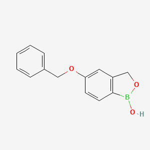 molecular formula C14H13BO3 B6297350 5-Benzyloxy-1,3-dihydro-2,1-benzoxaborol-1-ol CAS No. 2244668-88-8