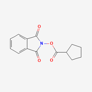 molecular formula C14H13NO4 B6297427 1,3-Dioxoisoindolin-2-yl cyclopentanecarboxylate CAS No. 946513-95-7