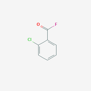 molecular formula C7H4ClFO B6297530 2-氯苯甲酰氟 CAS No. 393-51-1