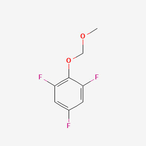 molecular formula C8H7F3O2 B6297738 2,4,6--Trifluoro-1-(methoxymethoxy)benzene CAS No. 2179038-29-8