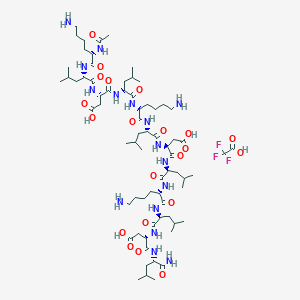 molecular formula C70H123F3N16O21 B6297847 Ac-Lys-Leu-Asp-Leu-Lys-Leu-Asp-Leu-Lys-Leu-Asp-Leu-NH2 Trifluoroacetate CAS No. 800379-47-9