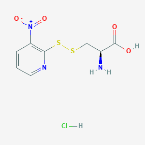 molecular formula C8H10ClN3O4S2 B6297867 H-L-Cys(Npys)-OH*HCl CAS No. 108807-66-5